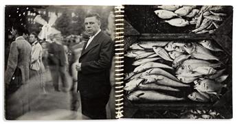 ED VAN DER ELSKEN (1925-1990) A rare, handmade personal album of 27 Parisian photographs.